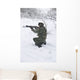 Bulgarian Soldier Aims down Wall Decal