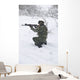 Bulgarian Soldier Aims down Wall Decal