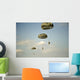Us Soldiers Descend through Wall Decal