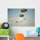 Us Soldiers Descend through Wall Decal