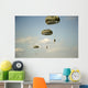 Us Soldiers Descend through Wall Decal