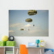 Us Soldiers Descend through Wall Decal