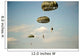 Us Soldiers Descend through Wall Decal