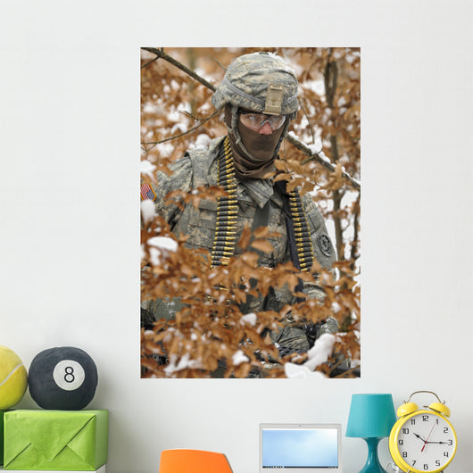 Us Army Soldier Conducts Wall Decal Design 2