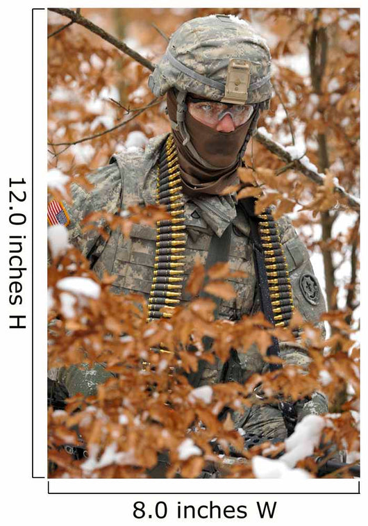 Us Army Soldier Conducts Wall Decal Design 2