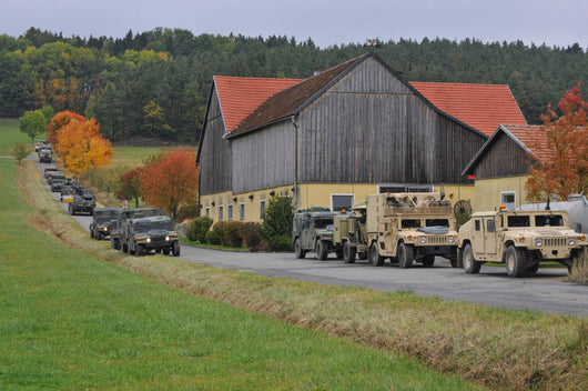 Convoy Us Army Vehicles Wall Decal