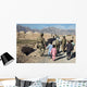Children Walk alongside Coalition Wall Decal