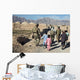 Children Walk alongside Coalition Wall Decal