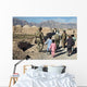Children Walk alongside Coalition Wall Decal