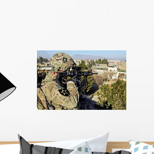 Us Army Soldier Scans Wall Decal Design 1