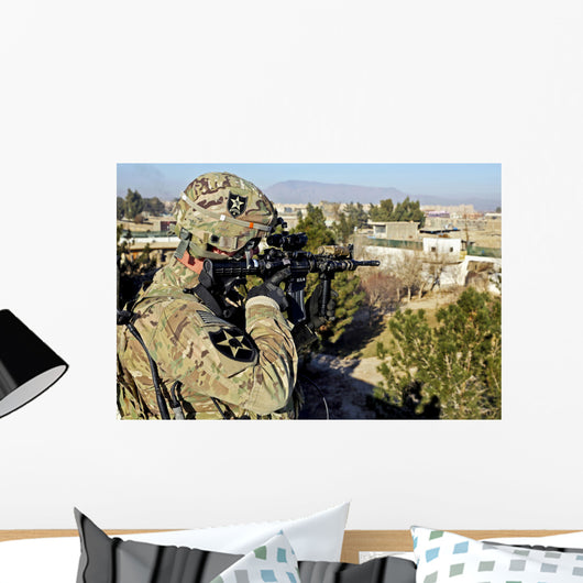 Us Army Soldier Scans Wall Decal Design 1