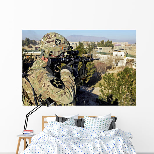Us Army Soldier Scans Wall Decal Design 1