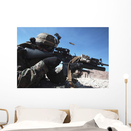 Grenadier Provides Suppressing Fire Wall Decal