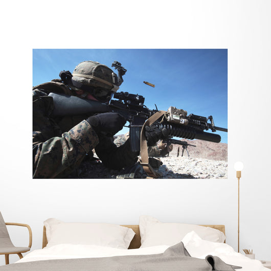 Grenadier Provides Suppressing Fire Wall Decal