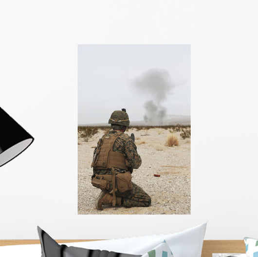 Us Marine Provides Security Wall Decal Design 17