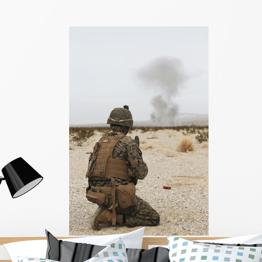 Us Marine Provides Security Wall Decal Design 17
