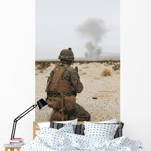 Us Marine Provides Security Wall Decal Design 17