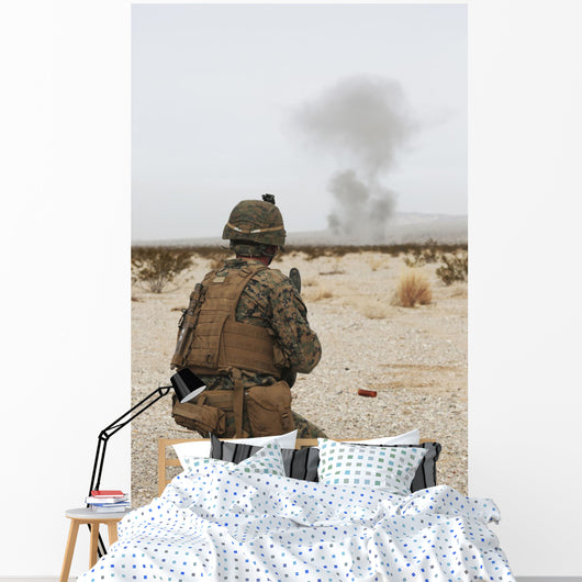 Us Marine Provides Security Wall Decal Design 17