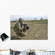 Us Soldier Patrols Village Wall Decal