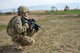 Us Soldier Patrols Village Wall Decal