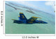 F A-18 Hornet Blue Wall Decal Design 1