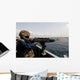 Sailor Fires M240b Machine Wall Decal