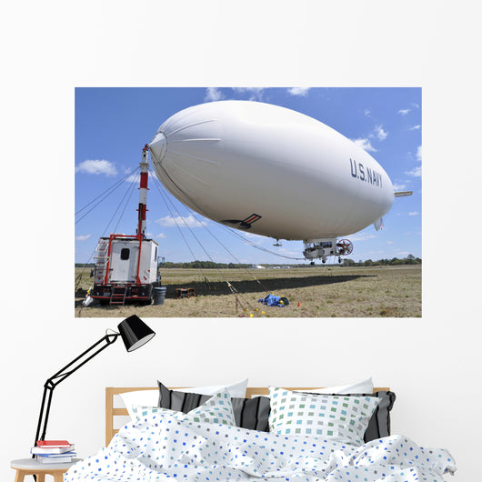 Mz-3a Us Navy Blimp Wall Decal