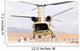 Ch-47 Chinook Helicopter Transporting Wall Decal