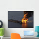 Natural Gas Pipeline Burns Wall Decal