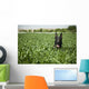 Military Working Dog Sits Wall Decal