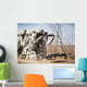 Soldier Fires His Rifle Wall Decal