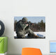 Us Soldier Fires His Wall Decal
