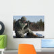 Us Soldier Fires His Wall Decal