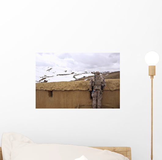 Coalition Forces Visit Hazaran Wall Decal