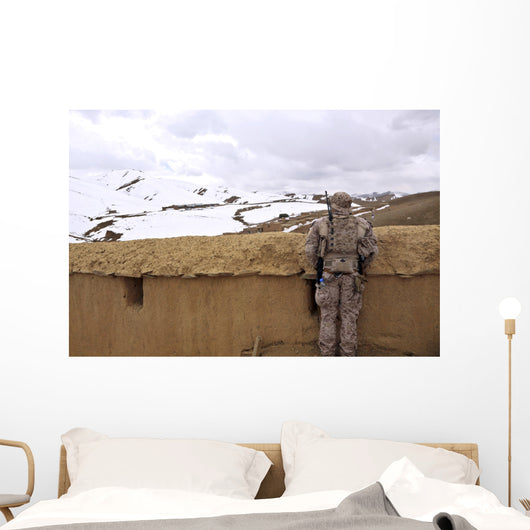 Coalition Forces Visit Hazaran Wall Decal