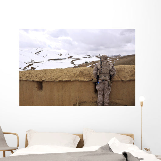 Coalition Forces Visit Hazaran Wall Decal