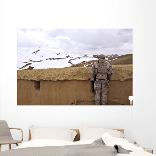 Coalition Forces Visit Hazaran Wall Decal