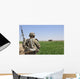 Us Soldier Provides Security Wall Decal Design 1