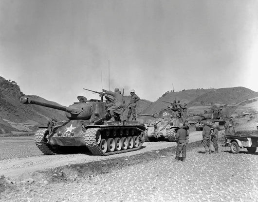 Tank-led Patrol Leathernecks Hunt Wall Decal Design 1