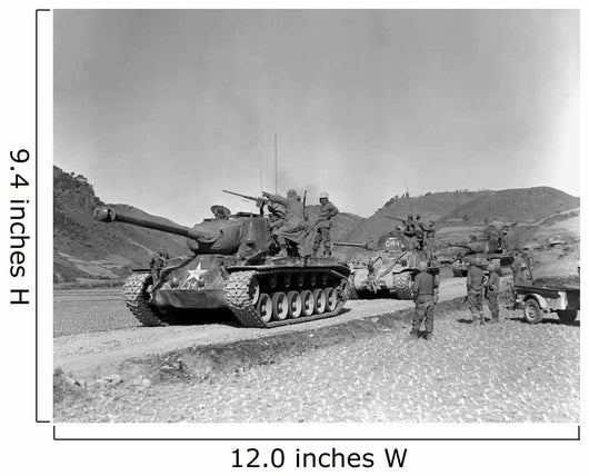Tank-led Patrol Leathernecks Hunt Wall Decal Design 1