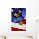 Medal Honor Rests Flag Wall Decal Design 2