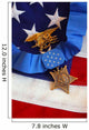 Medal Honor Rests Flag Wall Decal Design 2