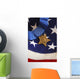 Medal Honor Rests Flag Wall Decal Design 1
