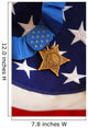 Medal Honor Rests Flag Wall Decal Design 1