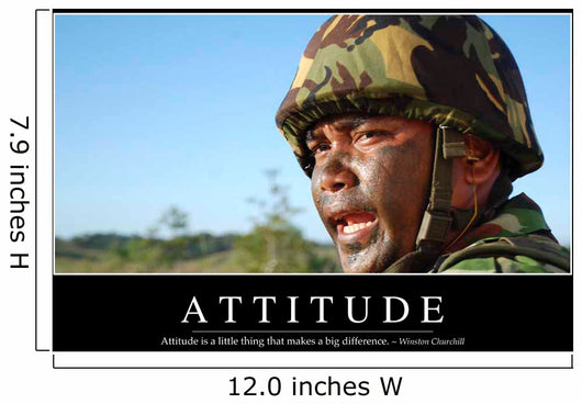 Attitude Inspirational Quote and Wall Decal Design 1