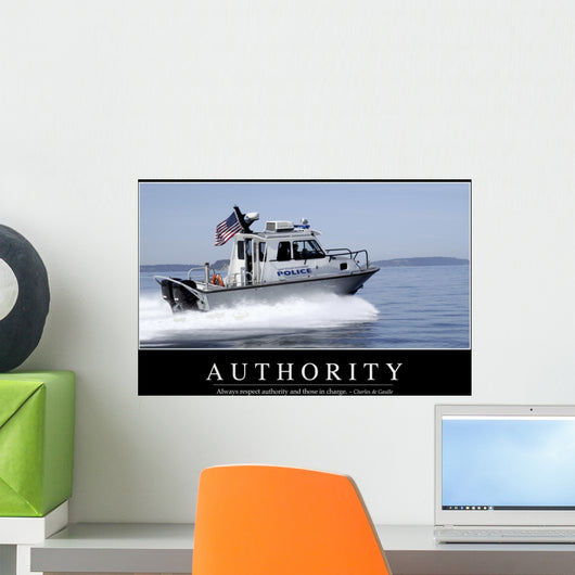 Authority Inspirational Quote and Wall Decal Design 2
