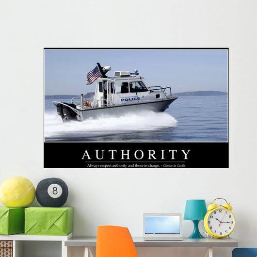Authority Inspirational Quote and Wall Decal Design 2