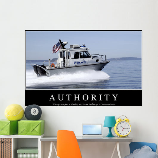 Authority Inspirational Quote and Wall Decal Design 2