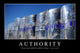 Authority Inspirational Quote and Wall Decal Design 1