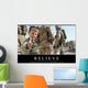 Believe Inspirational Quote and Wall Decal